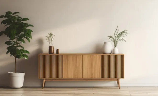 Commode en bois moderne, Luzy, Collavet Menuiserie